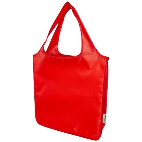 PF120614-6Ash grosse faltbare rPET Tragetasche 14L_ rot