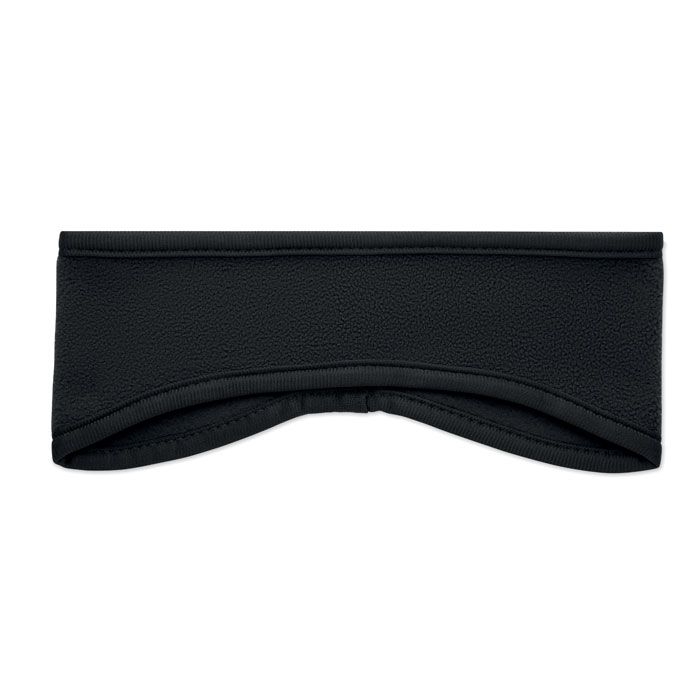 MO3125-03Waves Stirnband Fleece_ schwarz