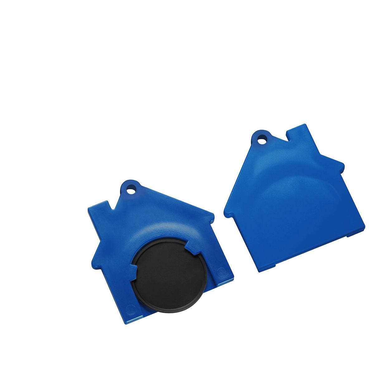 HE7516-6-3Chiphalter mit 1€-Chip _Haus_ schwarz_ blau