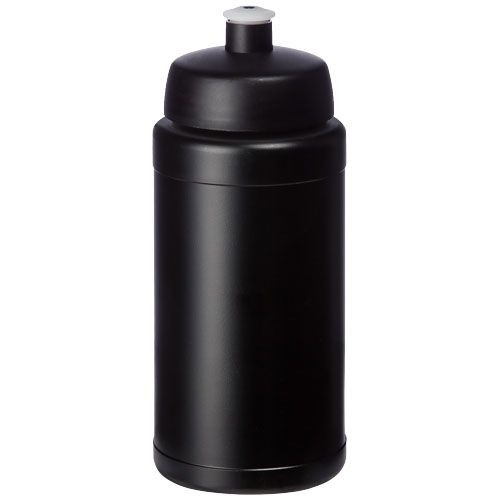 PF210444-14Baseline Recycelte Sportflasche_ 500 ml_ schwarz_schwarz