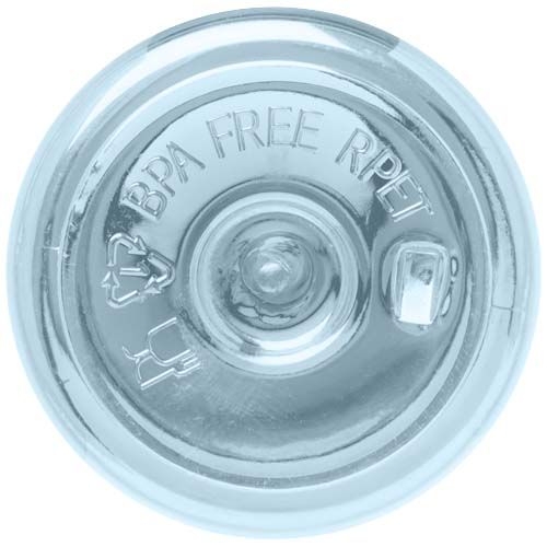 PF100777-12Sky  650 ml Sportflasche aus recyceltem Kunststoff_ wolkenblau