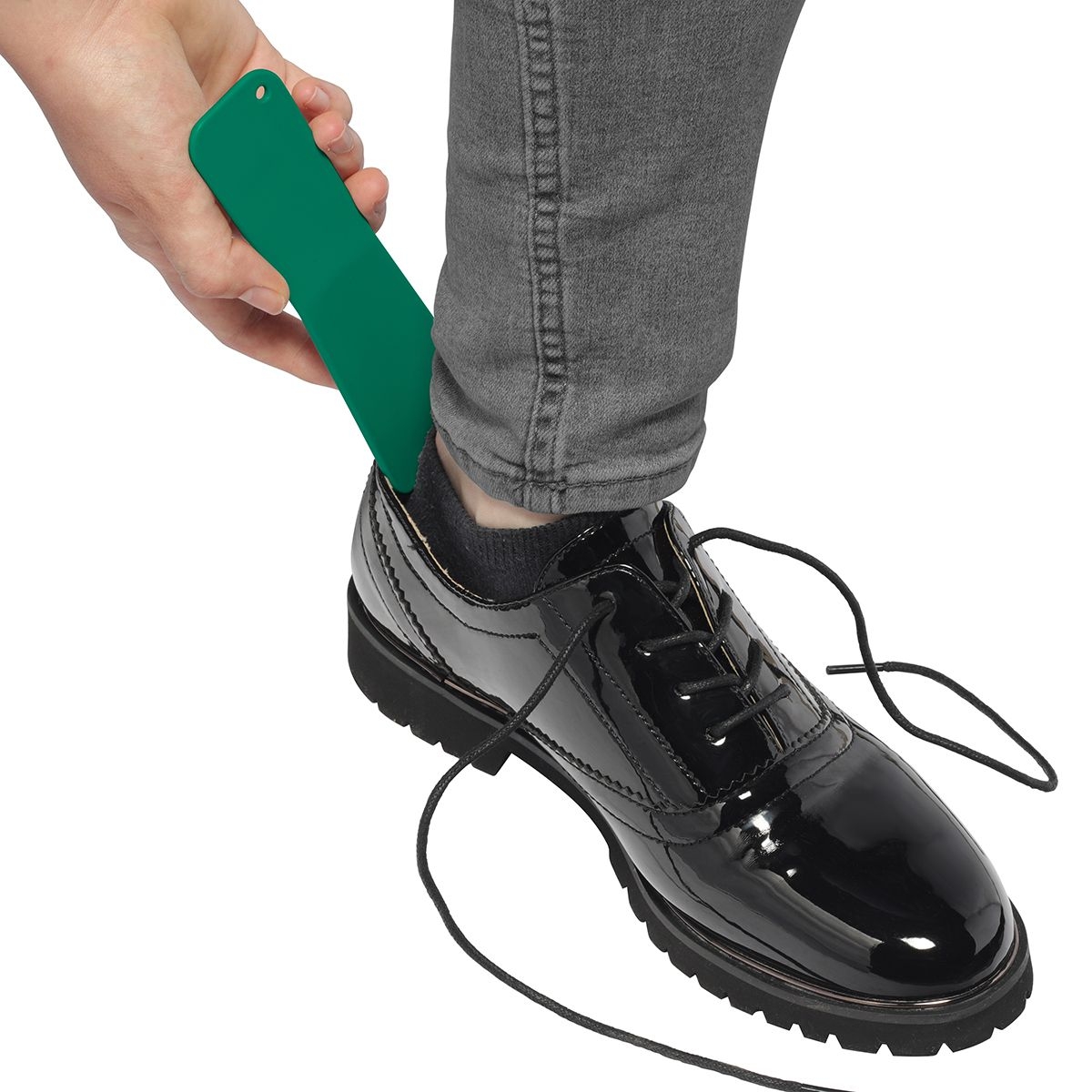 HE7263-2Schuhloeffel_ kurz_ gruen