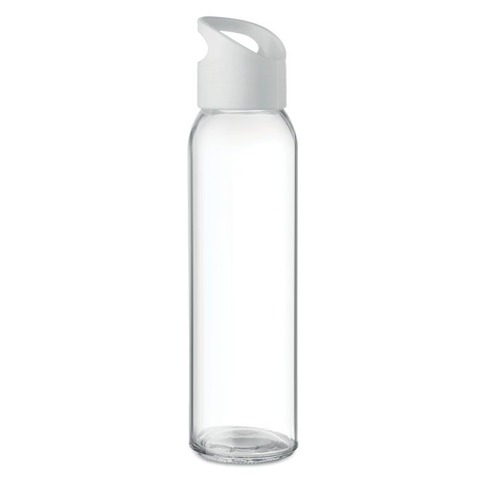 MO9746-06Praga Trinkflasche Glas 470 ml_ weiss
