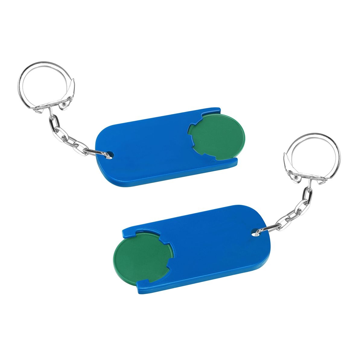 HE7439K-2-3Chiphalter mit 1€-Chip _Alpha_ gruen_ blau