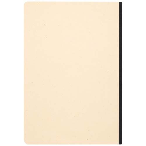 PF106125-4Liliana A5 Zuckerrohr und RPET Softcover Notizbuch_ schwarz