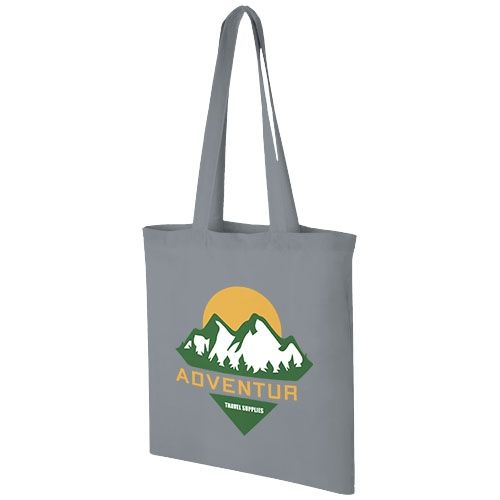 PF119411-15Carolina 100 g_m² Baumwoll Tragetasche 7L_ grau