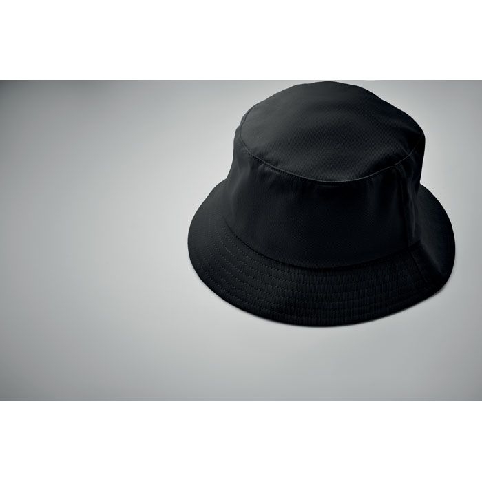 MO2261-03Monti Bucket hat polyester 260g_m²_ schwarz
