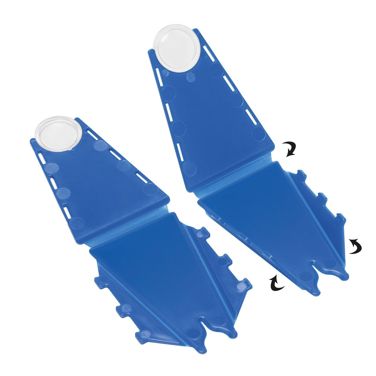 HE8300G-3Zeckenentferner mit Lupe_ blau