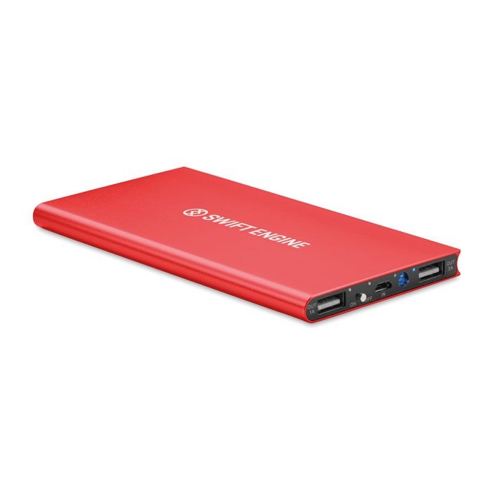 MO8839-05Powerflat8 Powerbank 8000 mAh_ rot