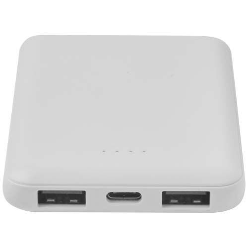 PF124383-1Asama 5000 mAh Typ-C Powerbank aus recyceltem Kunststoff_ weiss