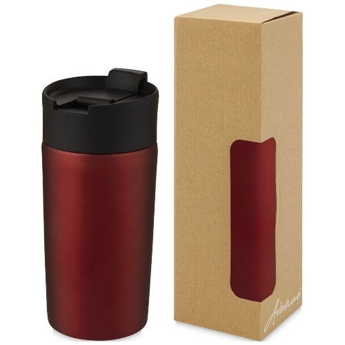 PF100689-1Jetta 330 ml Kupfer-Vakuum Isolierbecher_ rot