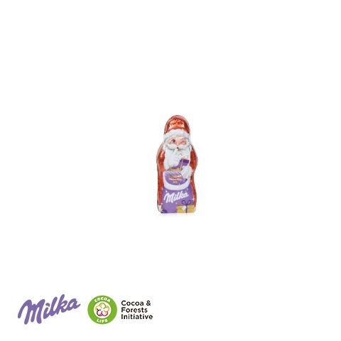 CD95574-01Werbe-Klappkarte mit Weihnachtsmann von Milka