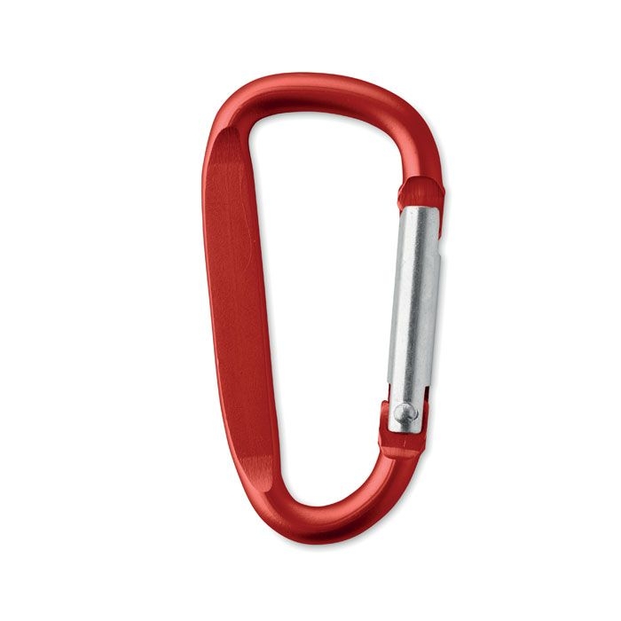 MO2259-05Gancho Karabinerhaken Aluminium_ rot