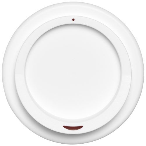 PF210002-17Americano® 350 ml Isolierbecher mit Schutzring_ rot_weiss