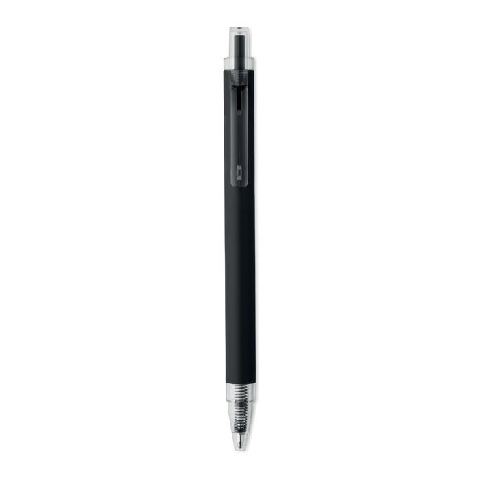 MO3185-03Nosta Druckkugelschreiber recy. Alu_ schwarz