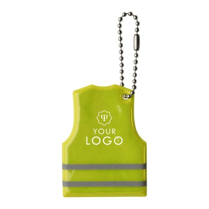 GI6333-06Schluesselanhaenger aus PVC Cecily_ gelb