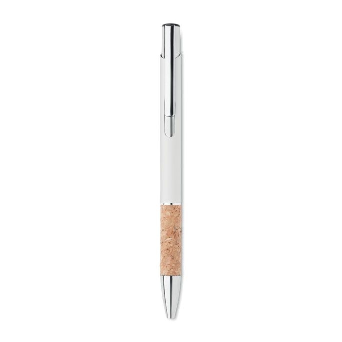 MO2158-06Veria Druckkugelschreiber Aluminium_ weiss