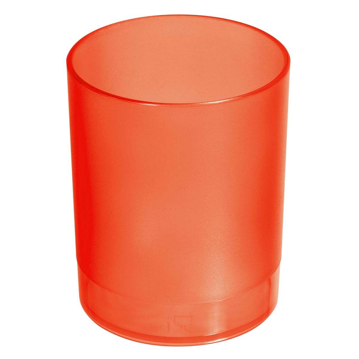 HE7045Z-F1Zahnputzbecher_ gefrostet rot