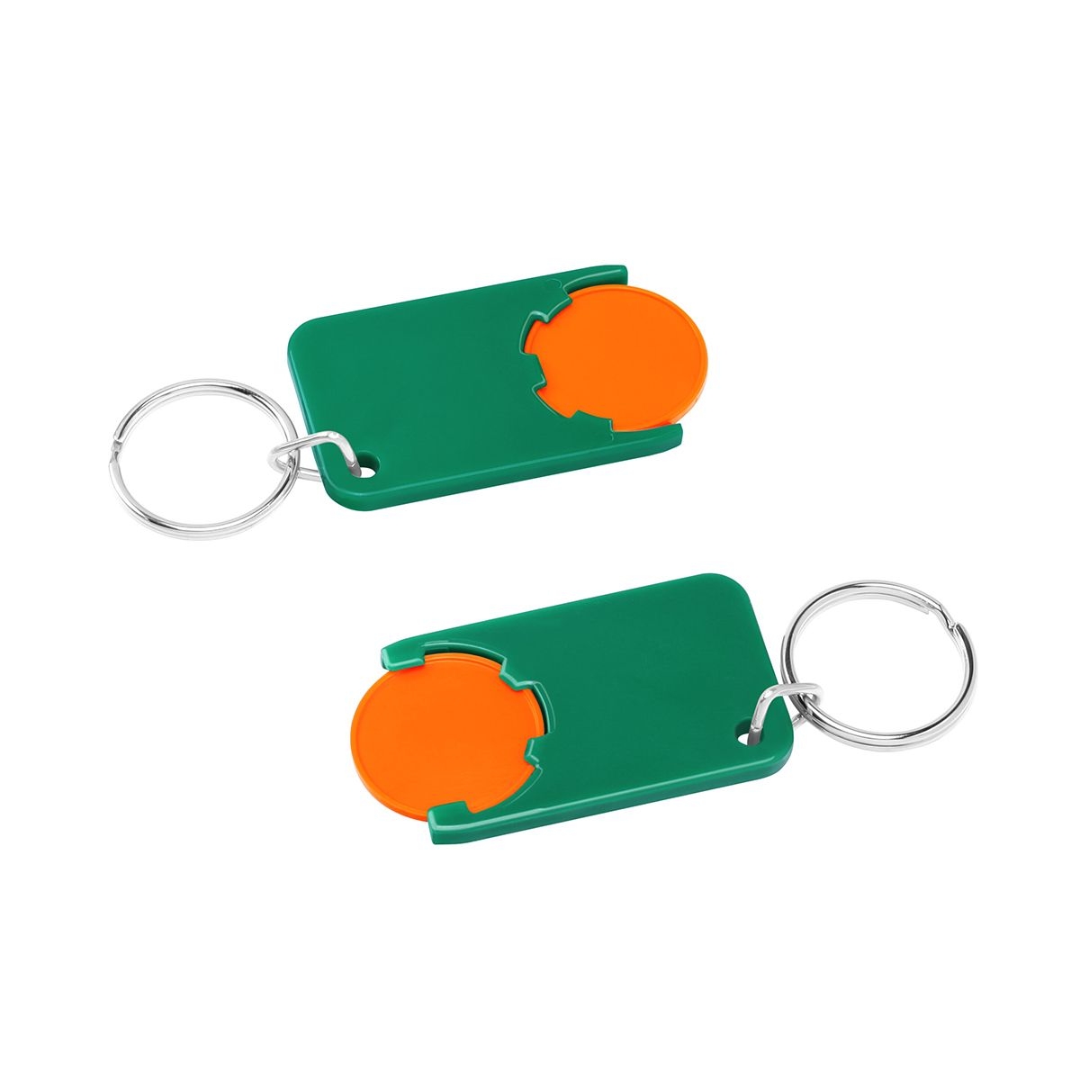 HE7454R-5-2Chiphalter mit 1€-Chip _Beta_ orange_ gruen