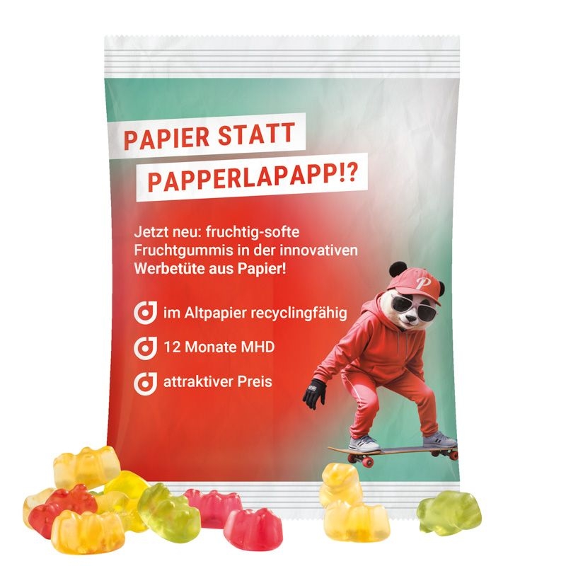 JG18064-11Maxituete 50 g Trolli Fruchtgummi Standardformen_ Premium-Baerchen_ weiss