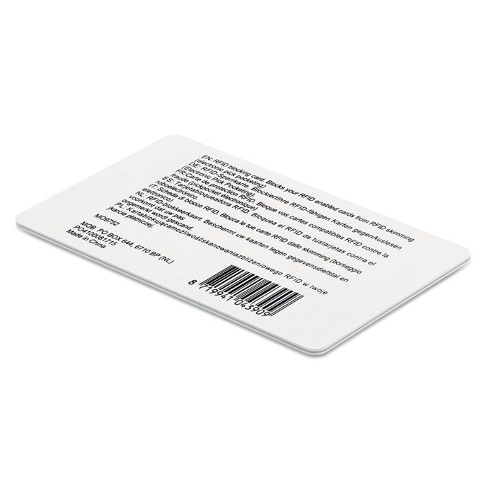 MO9752-06Blocking RFID Sperrkarte_ weiss