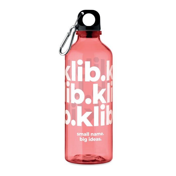 MO2803-25Moss Re500 Trinkflasche RPET 500ml_ transparent rot
