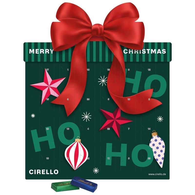 JG20192Shape Adventskalender Geschenk Lindt