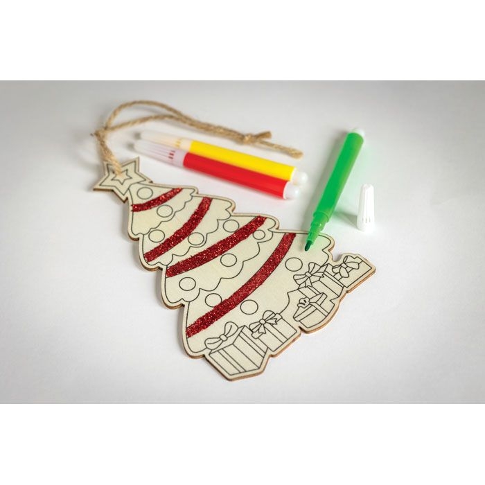 CX1569-40Colortree Weihnachtsschmuck Tanne_ holz