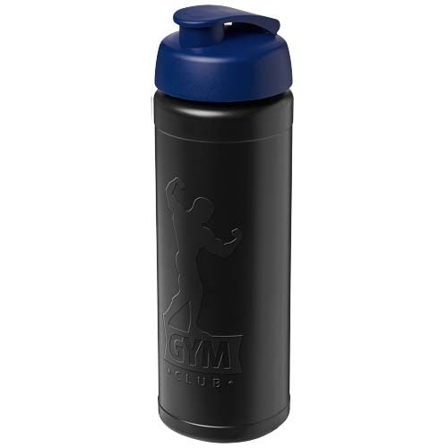 PF210291-4Baseline Rise 750 ml Sportflasche mit Klappdeckel_ schwarz_blau