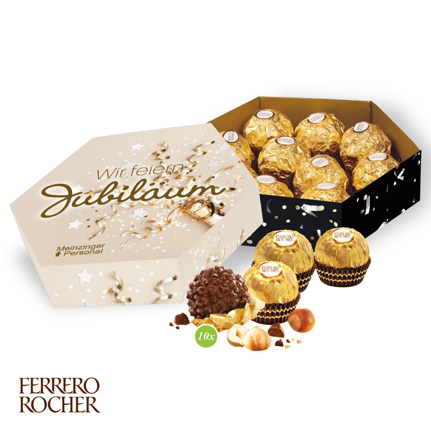 CD91060-01Suesse Praesentbox _Maxi_ mit FERRERO Rocher_ Ferrero Rocher