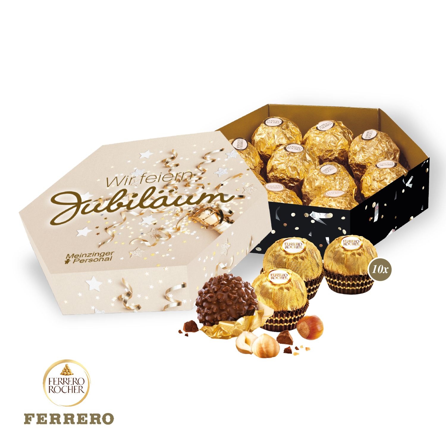 CD91060-01Suesse Praesentbox _Maxi_ mit Ferrero Rocher_ Ferrero Rocher