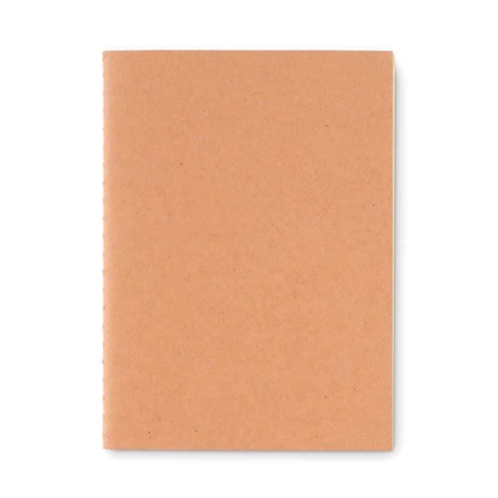 MO9868-13Mini Paper Book DIN A6 Notizbuch mit Pappcover_ beige
