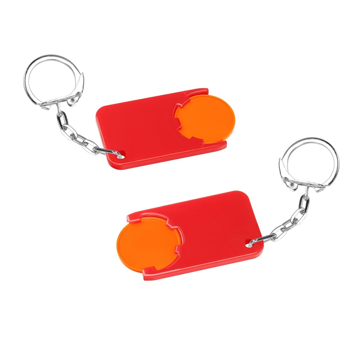 HE7454K-5-1Chiphalter mit 1€-Chip _Beta_ orange_ rot