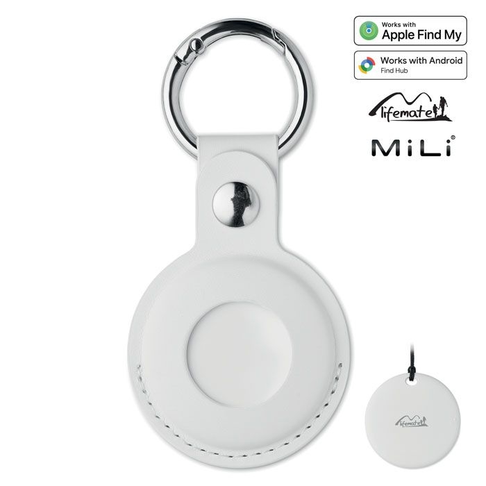 MO3108-06Lifemate In Pu Case Smart Find My Locator_ weiss