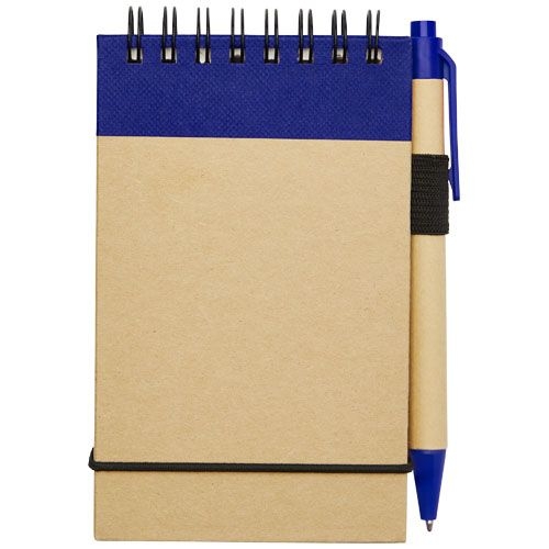 PF106269-3Zuse A7 Recycling Notizblock mit Stift_ natur_navy