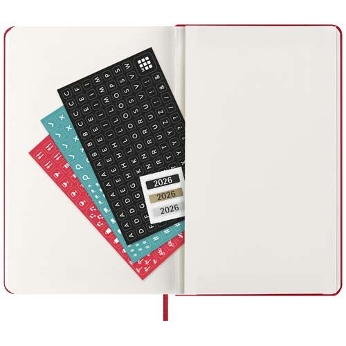 PF107754-2Moleskine Hardcover 12 Monate Wochenkalender L_ scharlachrot