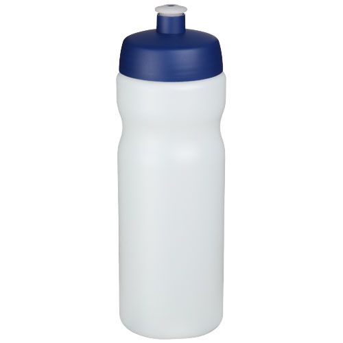 PF220201-7Baseline® Plus 650 ml Sportflasche_ blau_transparent klar