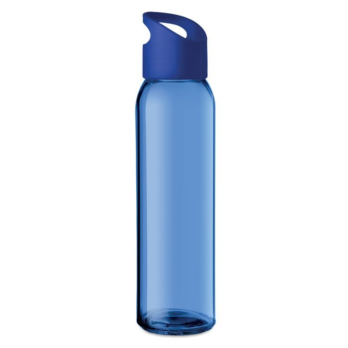 MO9746-37Praga Trinkflasche Glas 470 ml_ koenigsblau