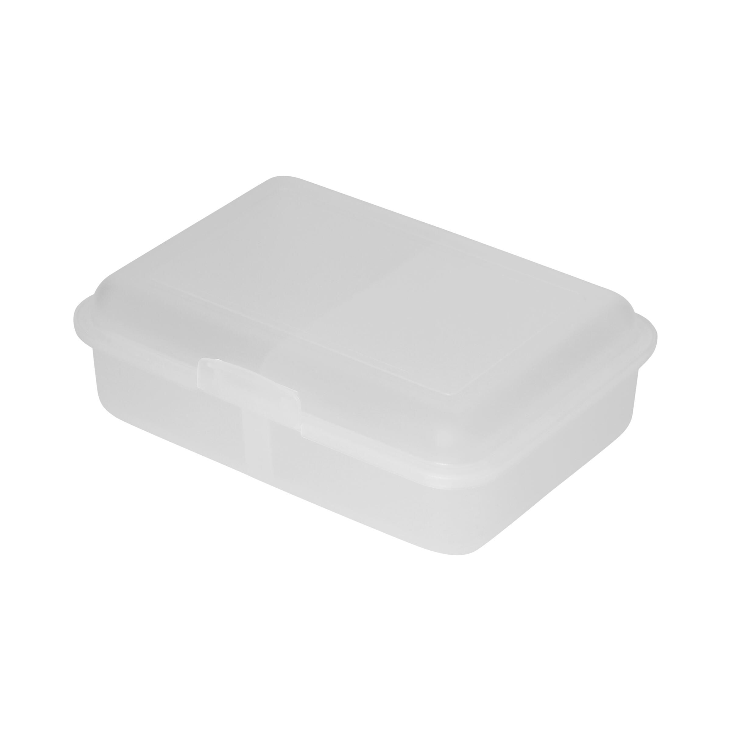 EL05276-2Vorratsdose _School-Box_ mittel mit Trennwand_ transparent-milchig
