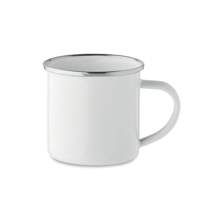 MO2202Plateado S Emaille-Becher Subli 200 ml