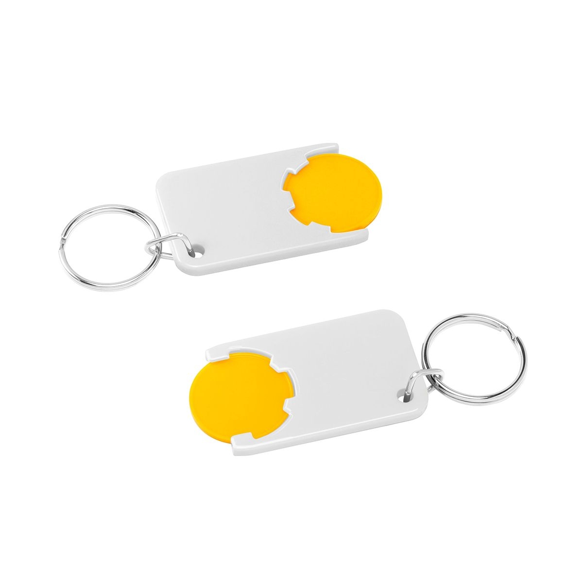 HE7454R-4-0Chiphalter mit 1€-Chip _Beta_ gelb_ weiss