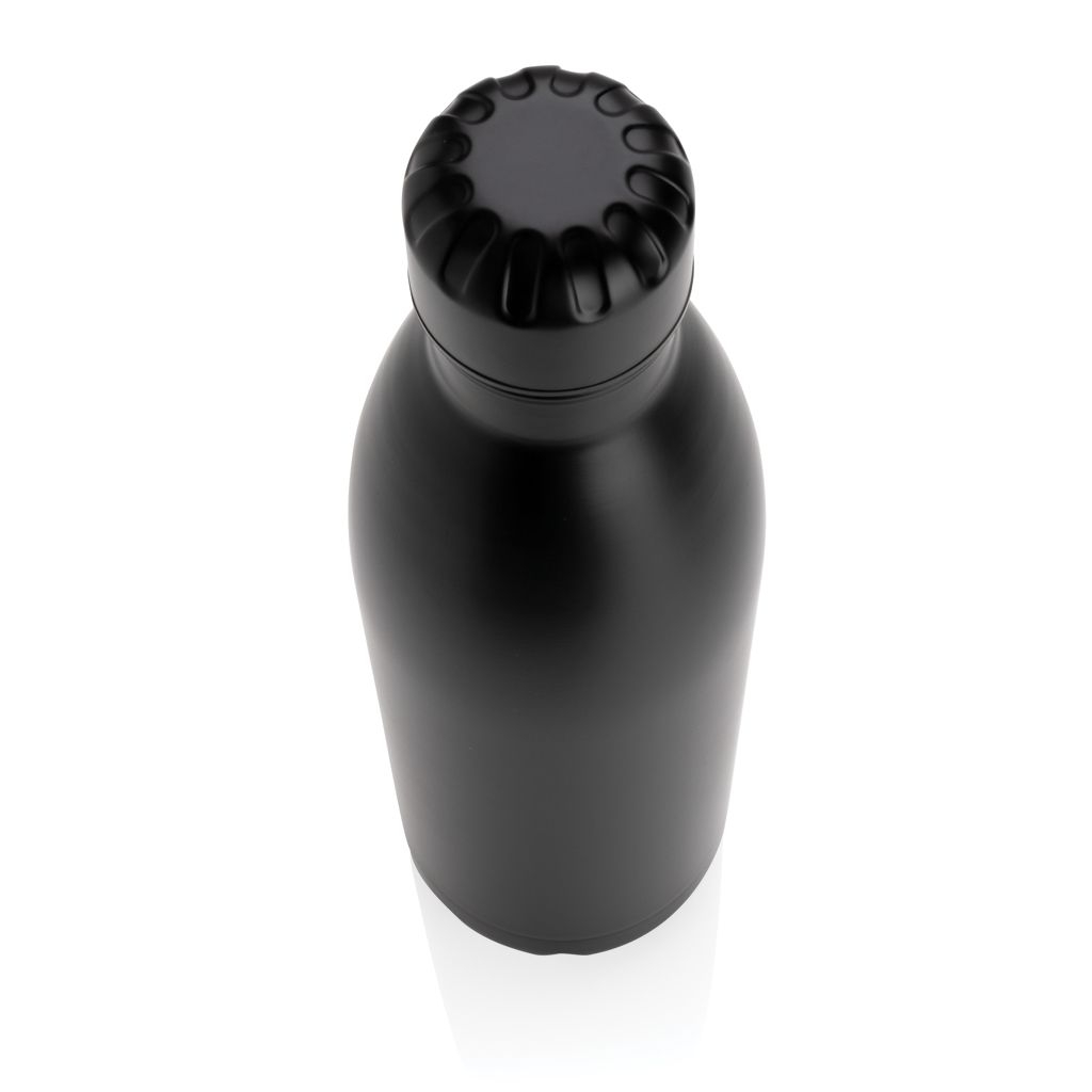 XDP436.93-1Solid Color Vakuum Stainless-Steel Flasche 750ml_ schwarz