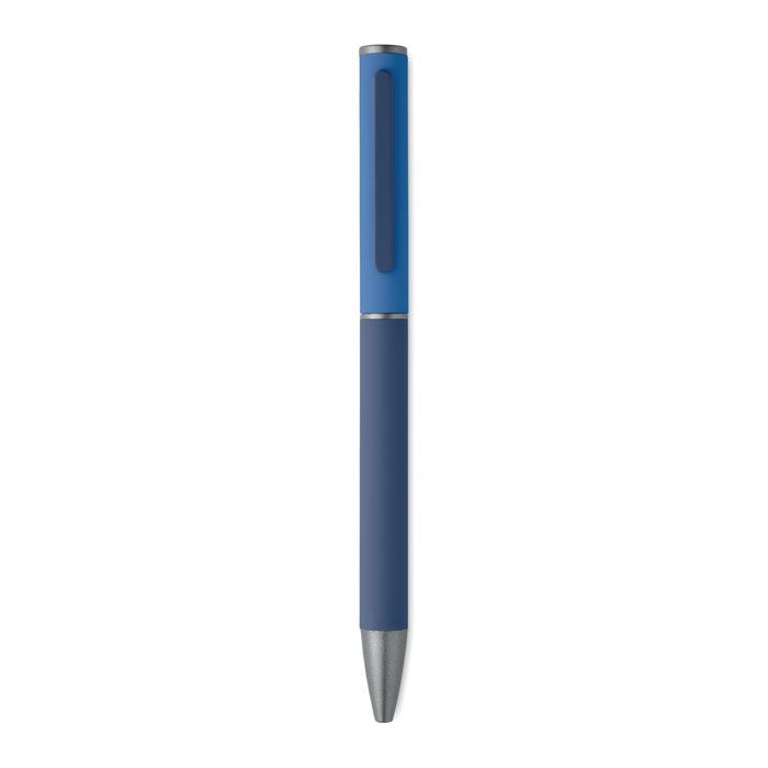 MO3174-04Fillan Drehkugelschreiber recy. Alu_ blau
