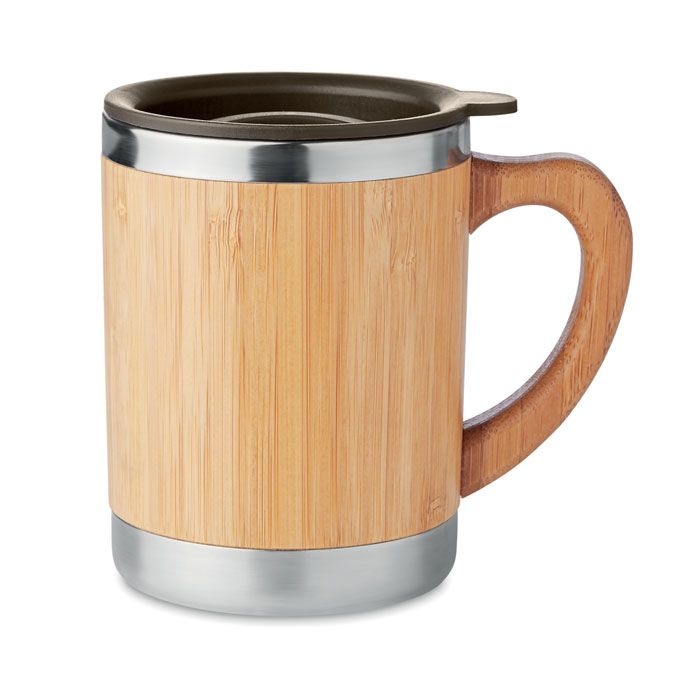 MO9689-40Mokka Dubbelwandige drinkbeker 300ml_ holz