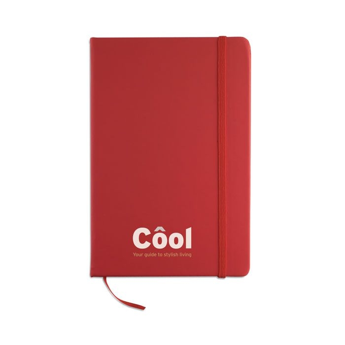 MO1804-05Arconot Lined DIN A5 Notizbuch_ liniert_ rot