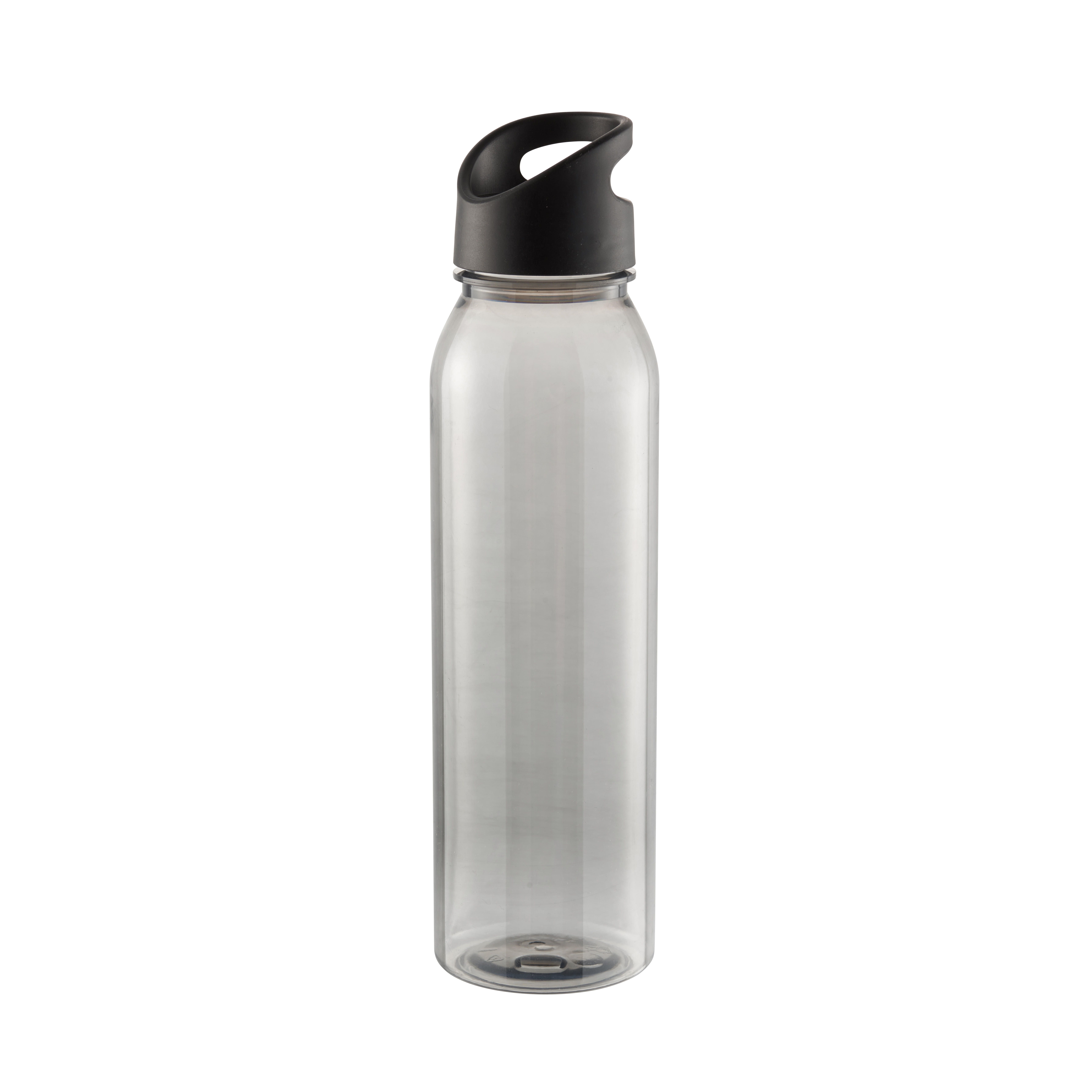 EL02002-3Trinkflasche Active _Wave_ 650 ml_ transparent-schwarz_ schwarz