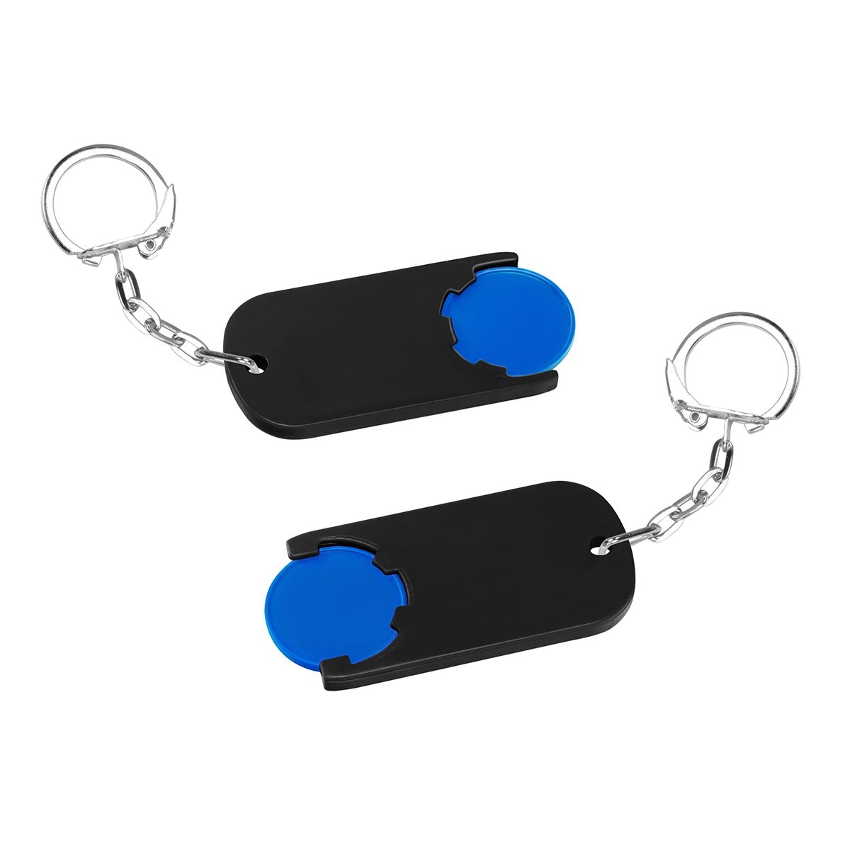 HE7439K-3-6Chiphalter mit 1€-Chip _Alpha_ blau_ schwarz