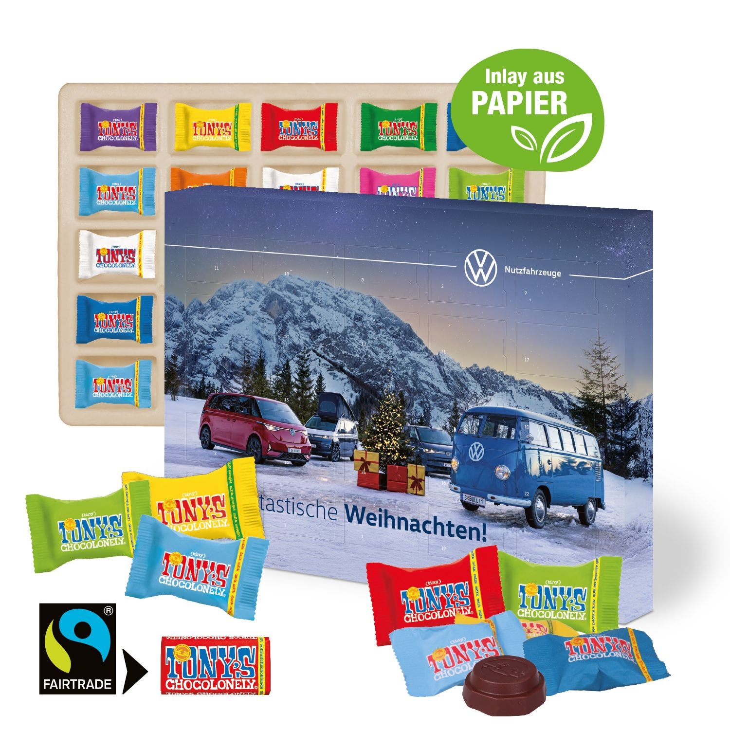 CD55370-01Adventskalender mit Tony's Schokolade_ Inlay aus Papier_ Motiv-Vorlage