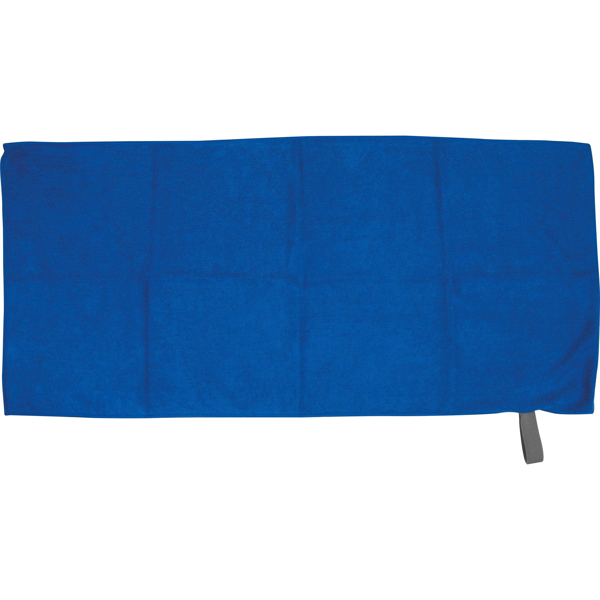 MA74754-04Mikrofaser Handtuch mit Gummiband HUGH_ blau