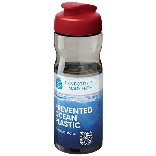PF220100-2H2O Active® Eco Base 650 ml Sportflasche mit Klappdeckel_ rot_kohle